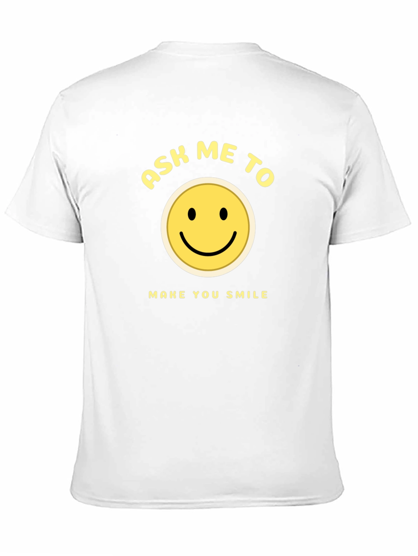 Ask Me To Make You Smile Black T-Shirt