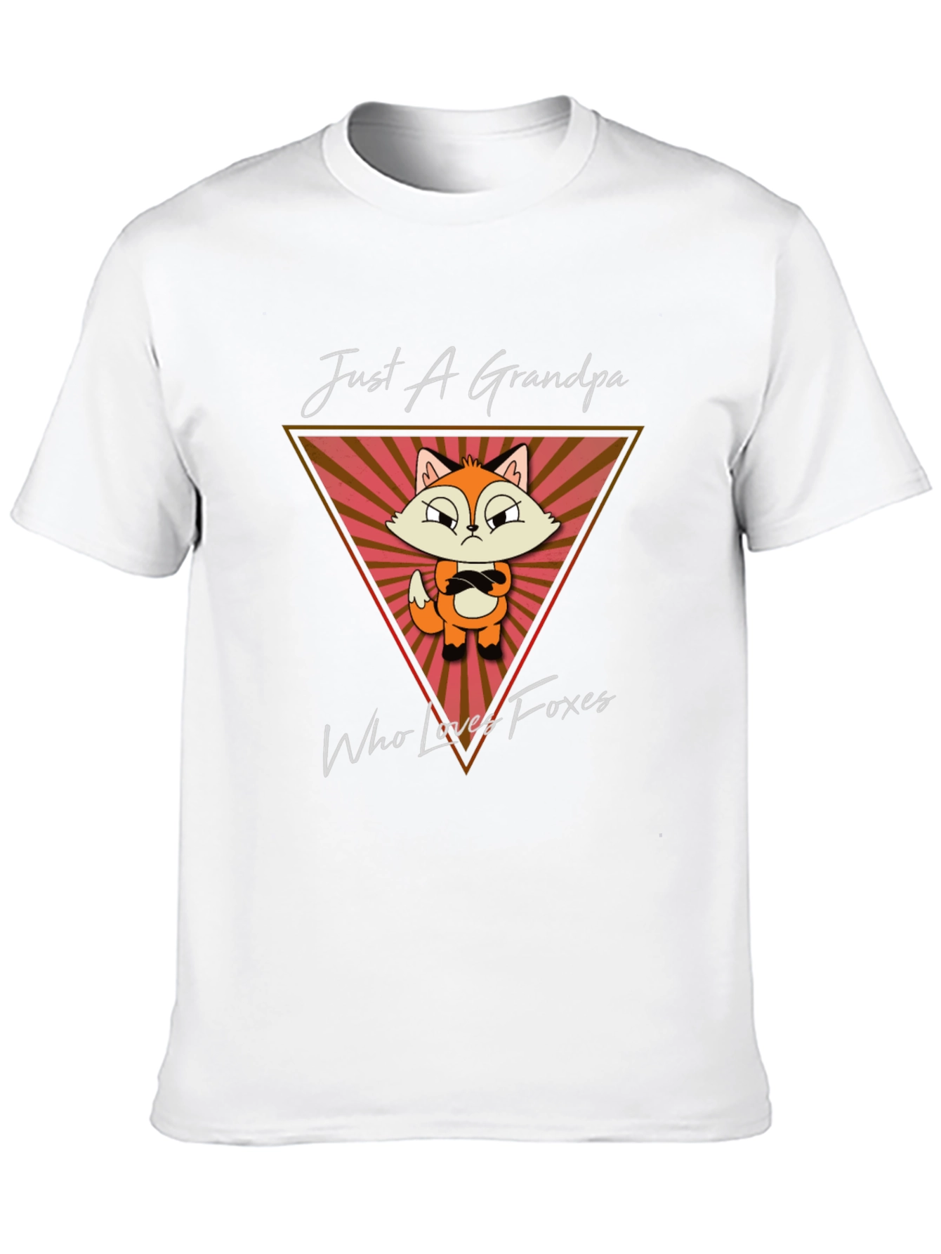 Just A Grandpa Who Loves Foxes T-Shirt