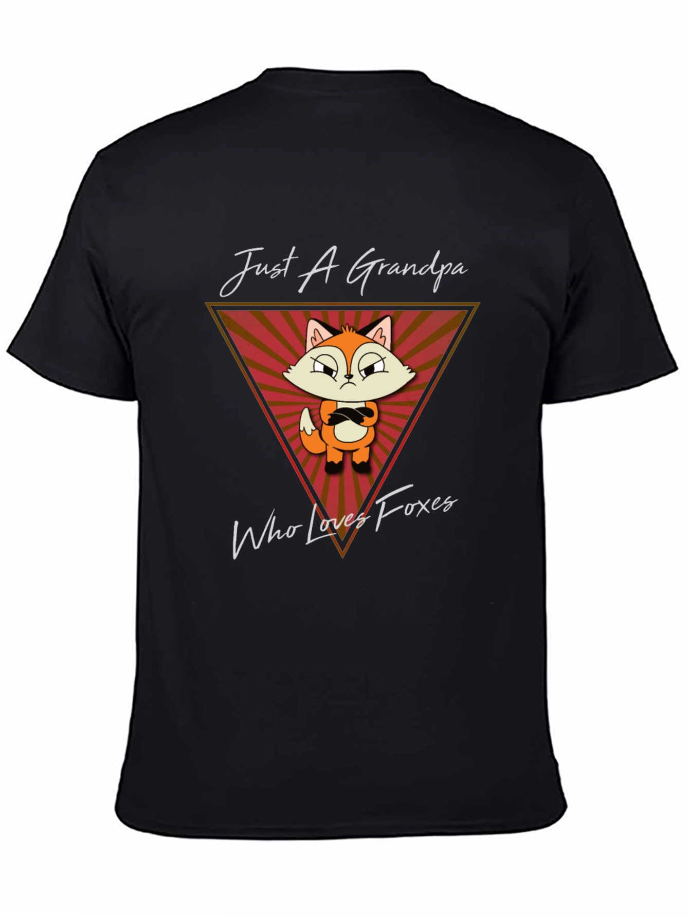 Just A Grandpa Who Loves Foxes T-Shirt