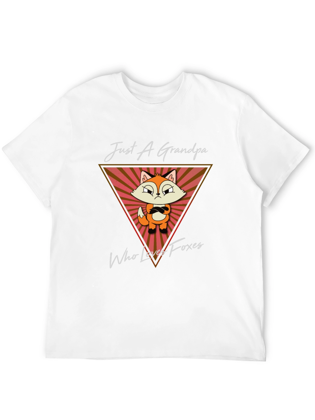 Just A Grandpa Who Loves Foxes T-Shirt