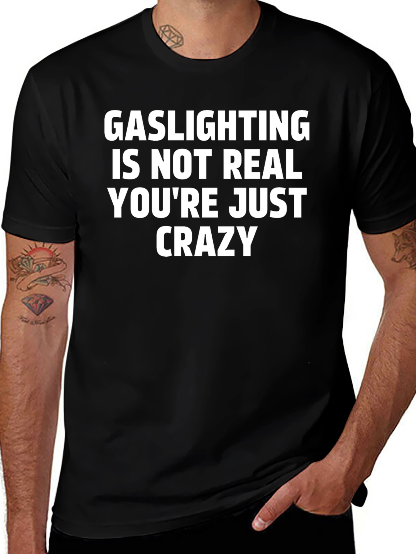 Gaslighting Is Not Real Graphic Tee