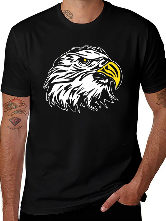Black Eagle Graphic Tee - Striking Bird Design
