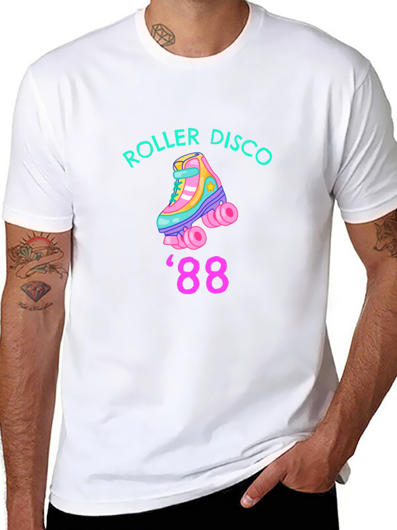 Retro Roller Disco 88 T-Shirt