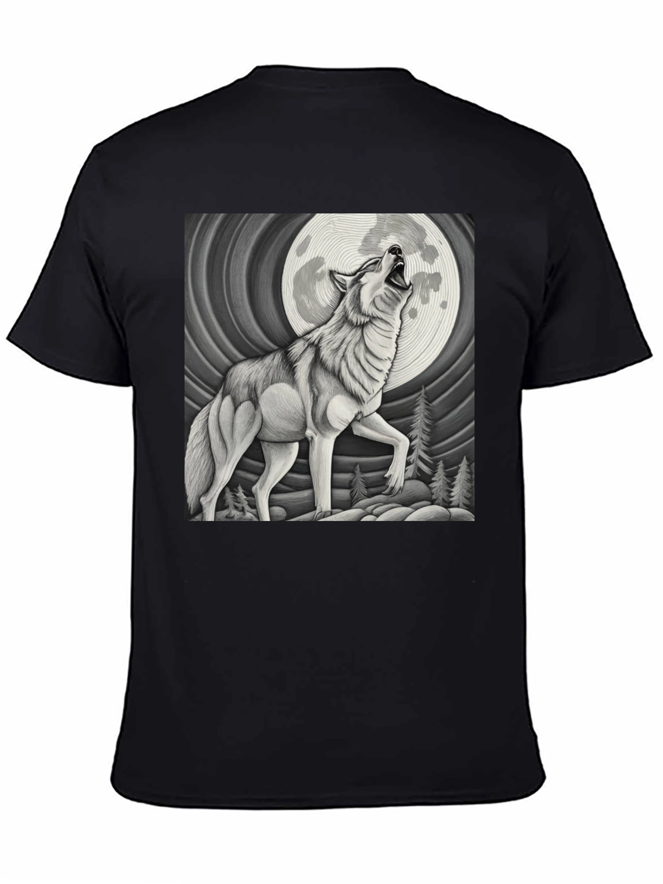 Wolf Moon Graphic T-Shirt