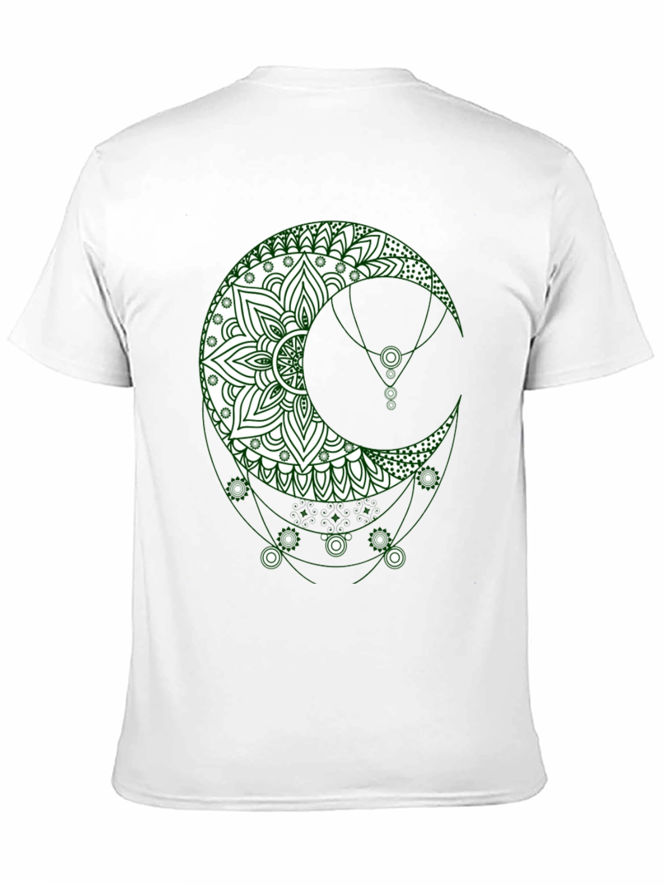Boho Moon Graphic Tee - Stylish Black T-Shirt