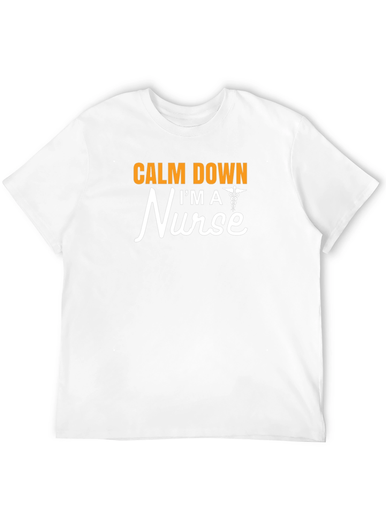 Calm Down Im a Nurse T-Shirt - Black
