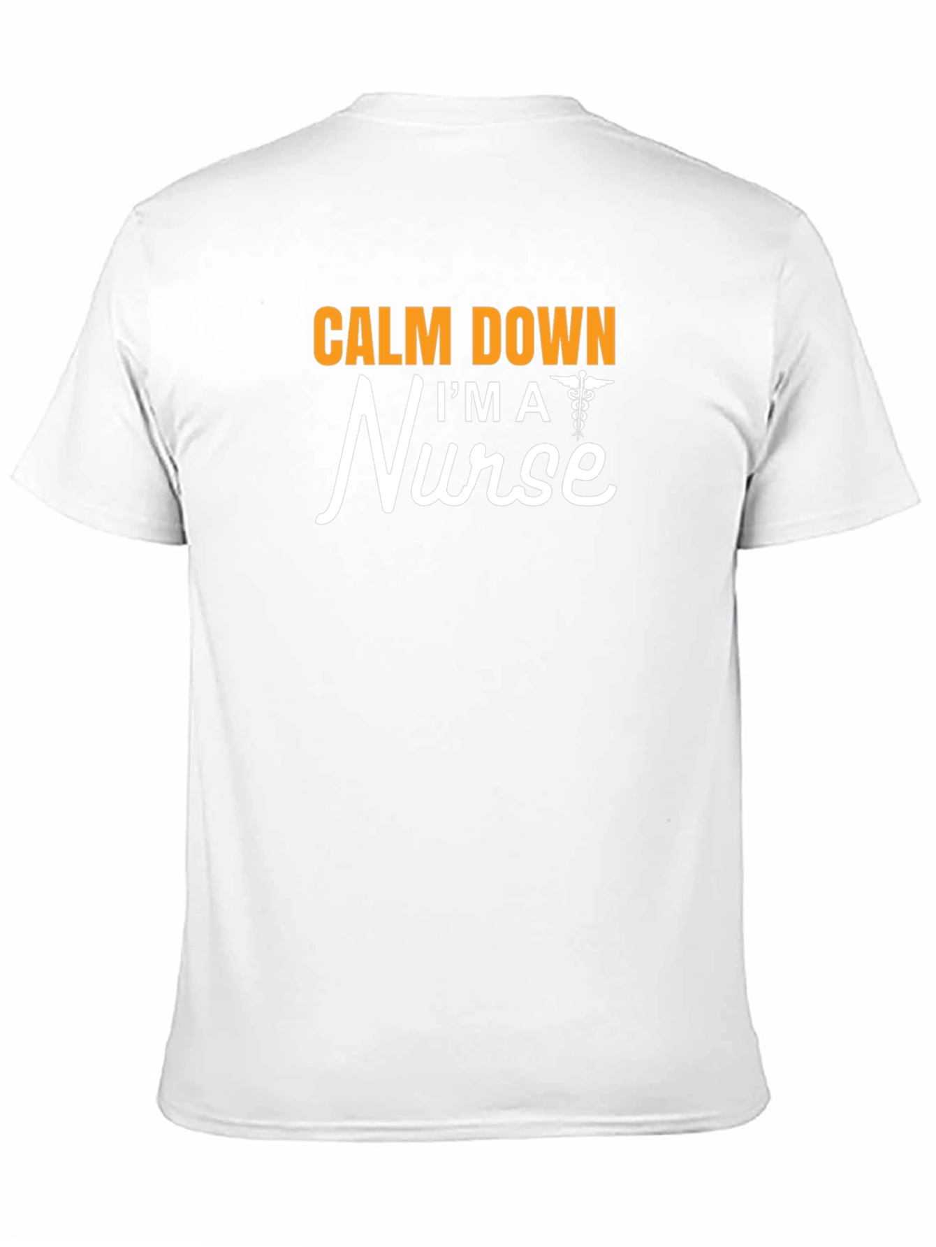 Calm Down Im a Nurse T-Shirt - Black