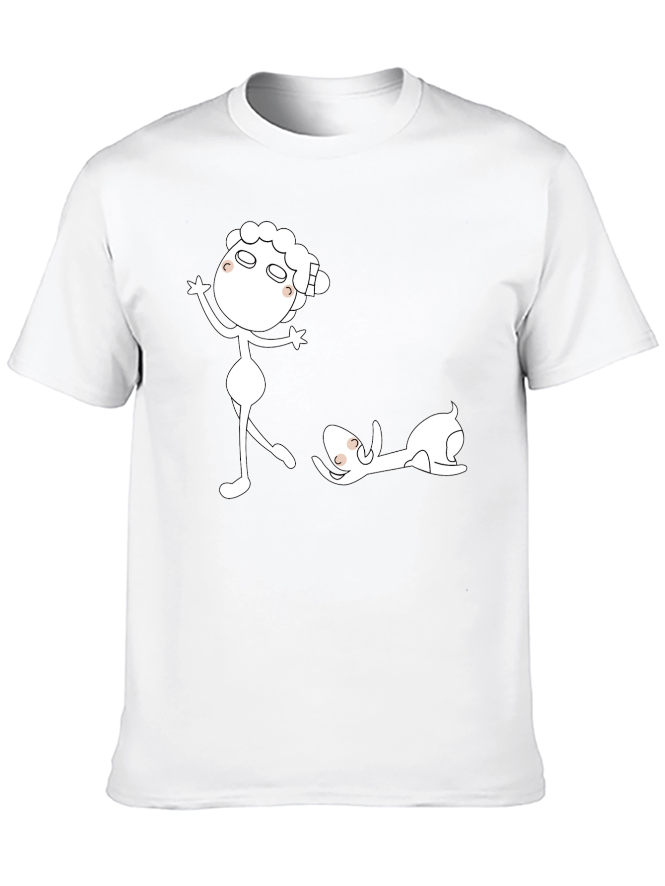 Funny Sheep Black T-Shirt