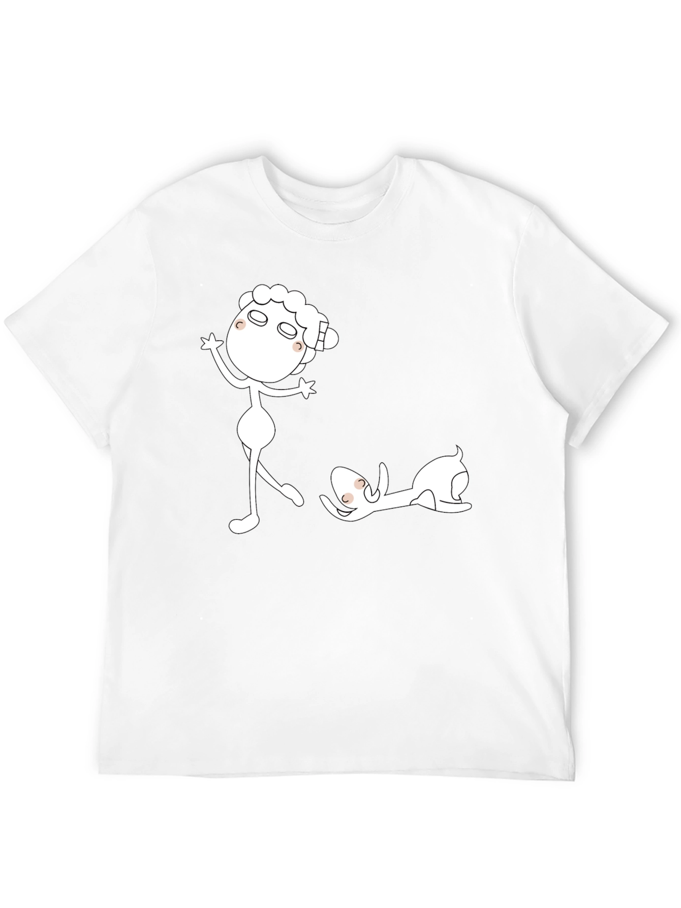 Funny Sheep Black T-Shirt