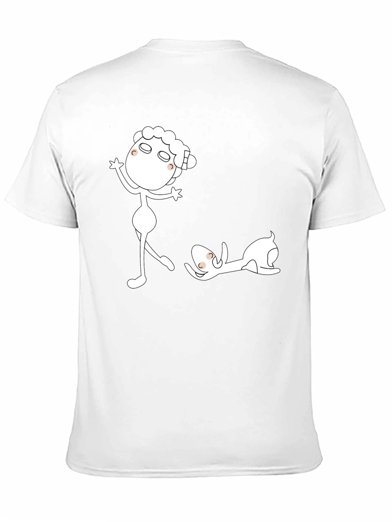 Funny Sheep Black T-Shirt