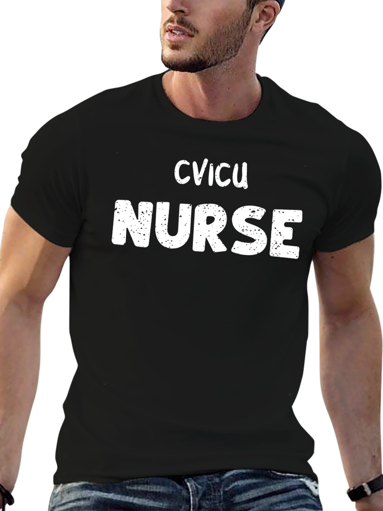 CVICU Nurse T-Shirt - Soft Cotton Tee