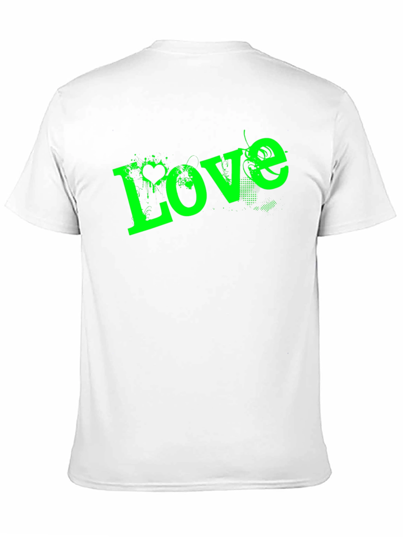 Love Graphic Print Black T-Shirt