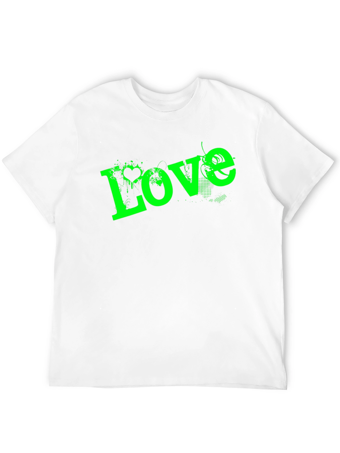 Love Graphic Print Black T-Shirt