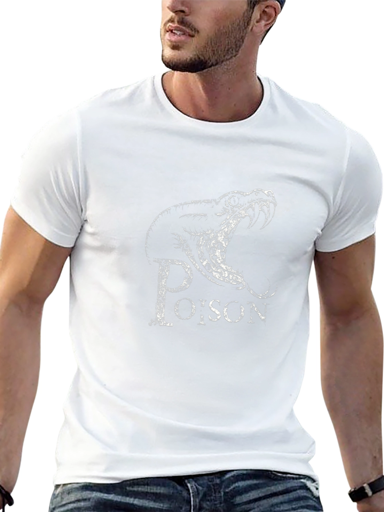 Poison Band Tee - Black Graphic T-Shirt