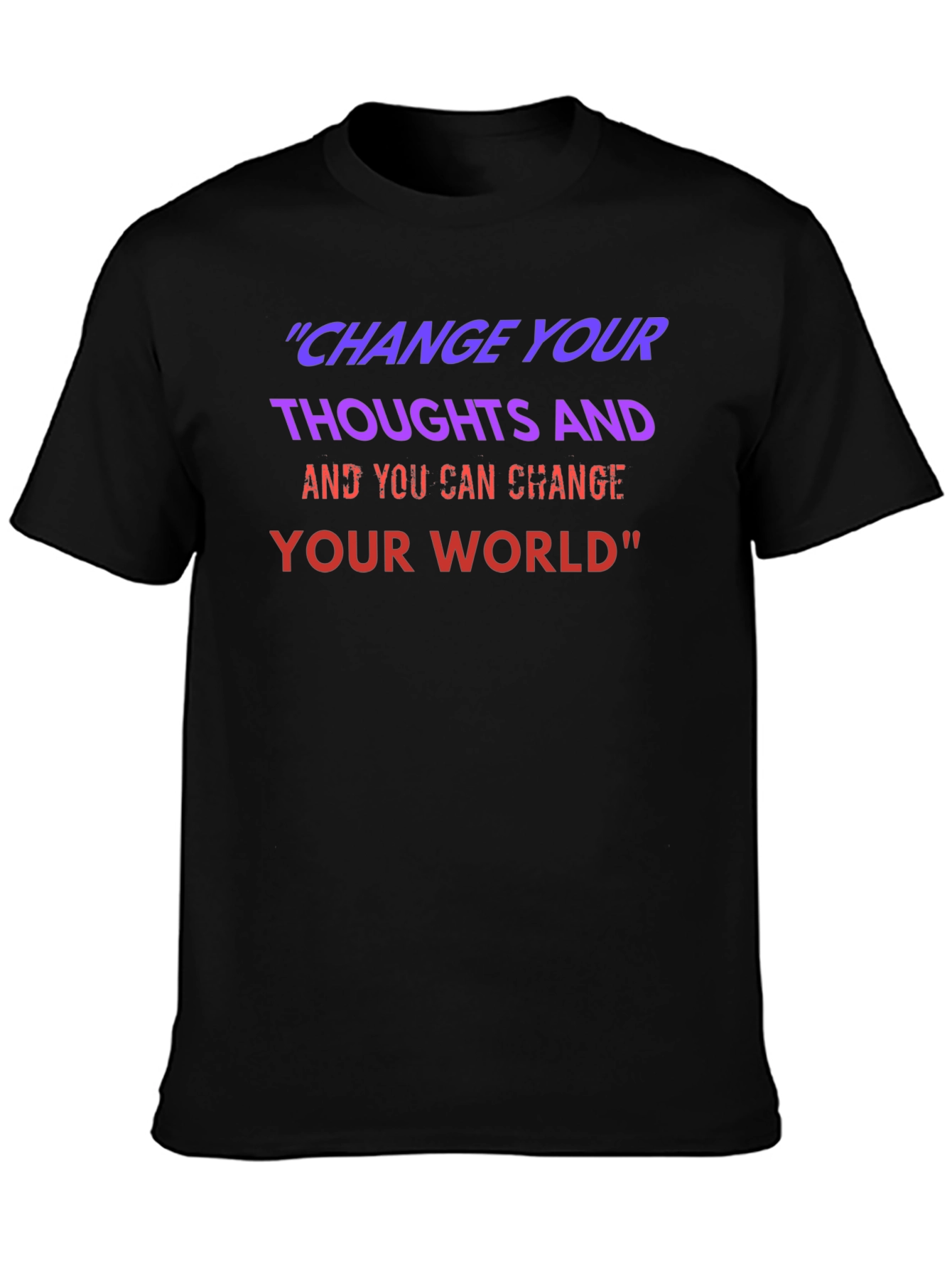 Inspirational Graphic T-Shirt - Change Your World