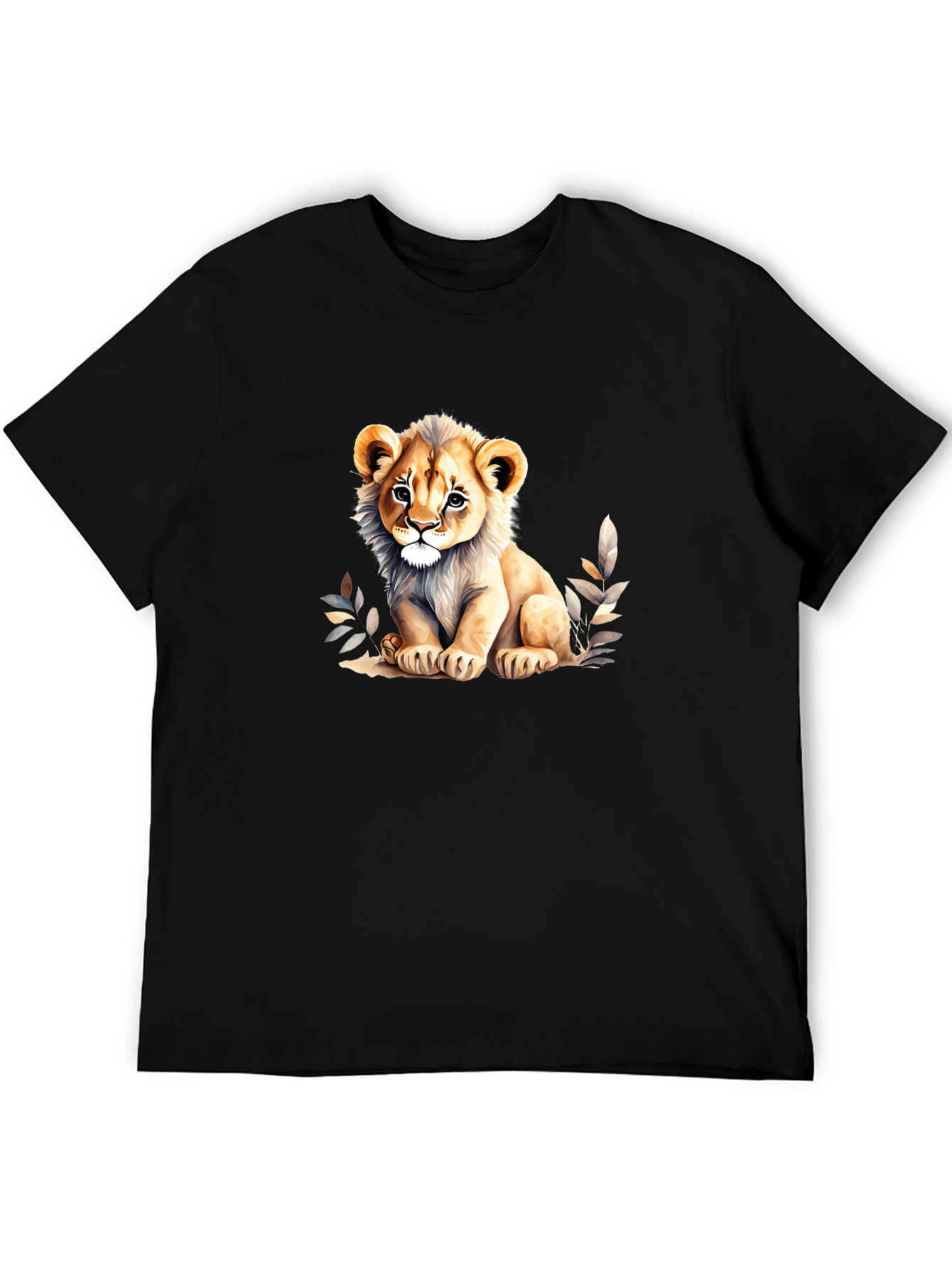 Cute Lion Cub Graphic Tee