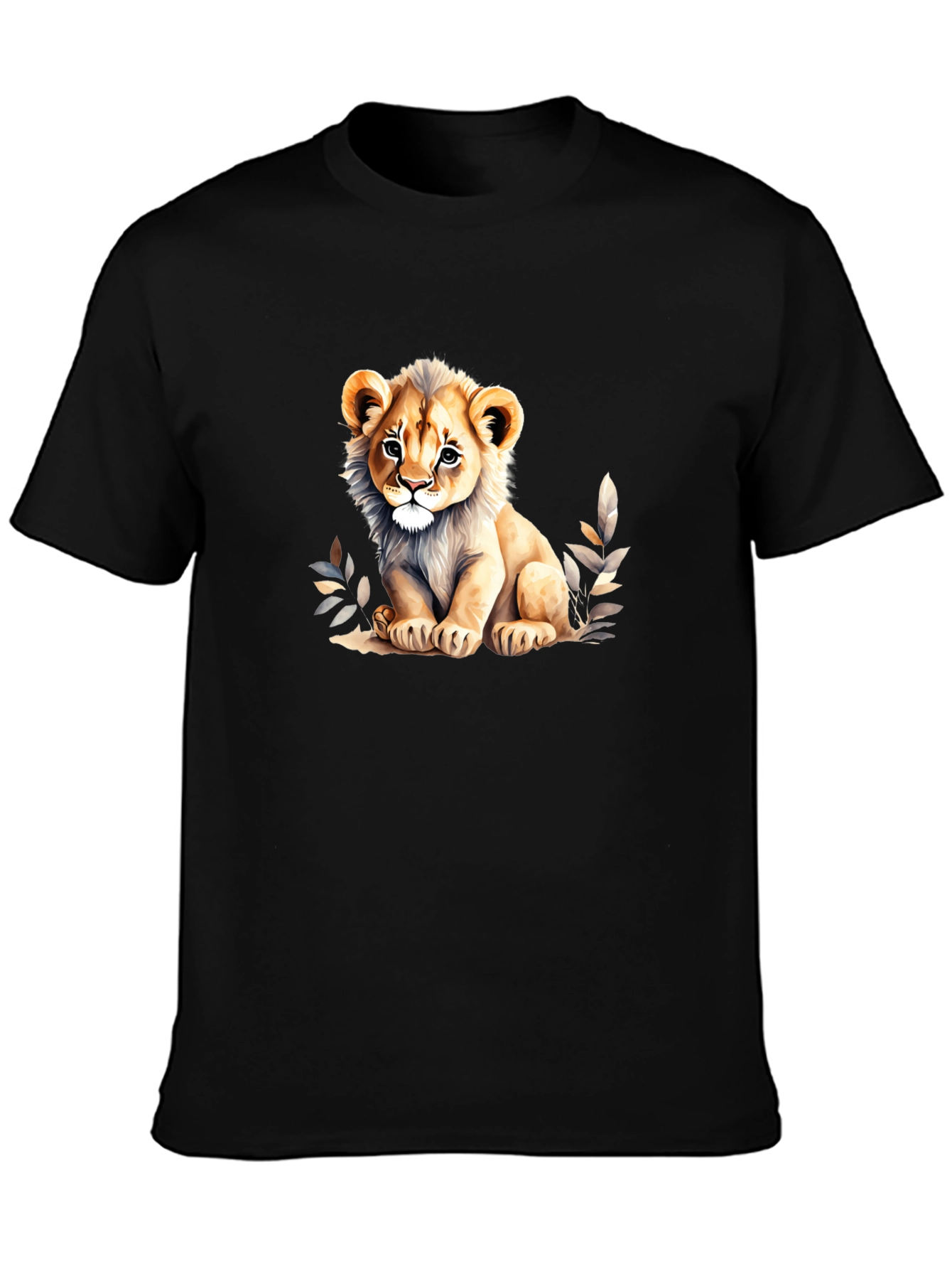 Cute Lion Cub Graphic Tee