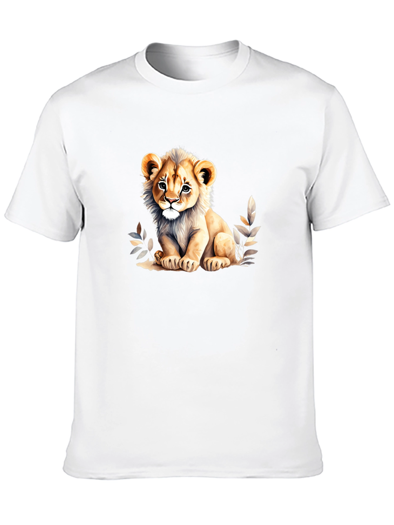 Cute Lion Cub Graphic Tee