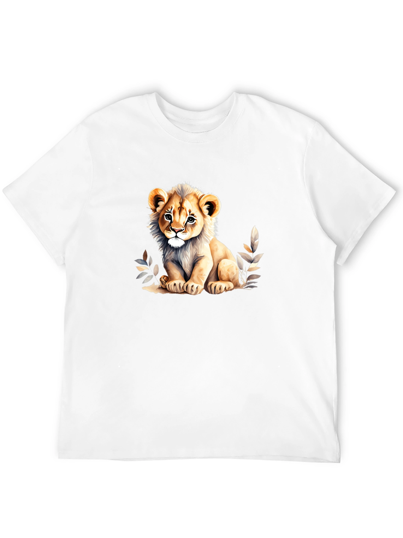 Cute Lion Cub Graphic Tee