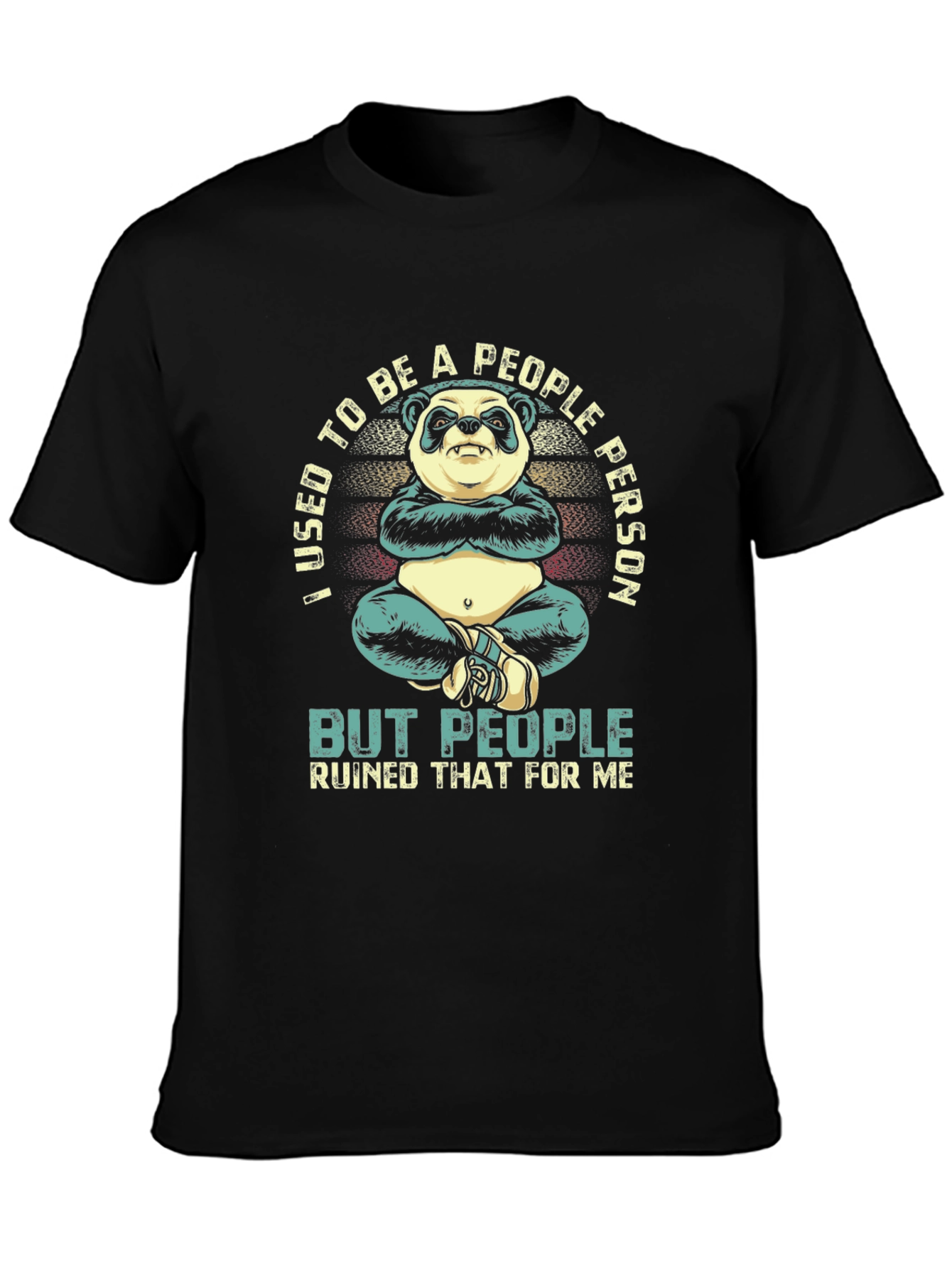 I Used to Be a People Person Panda T-Shirt