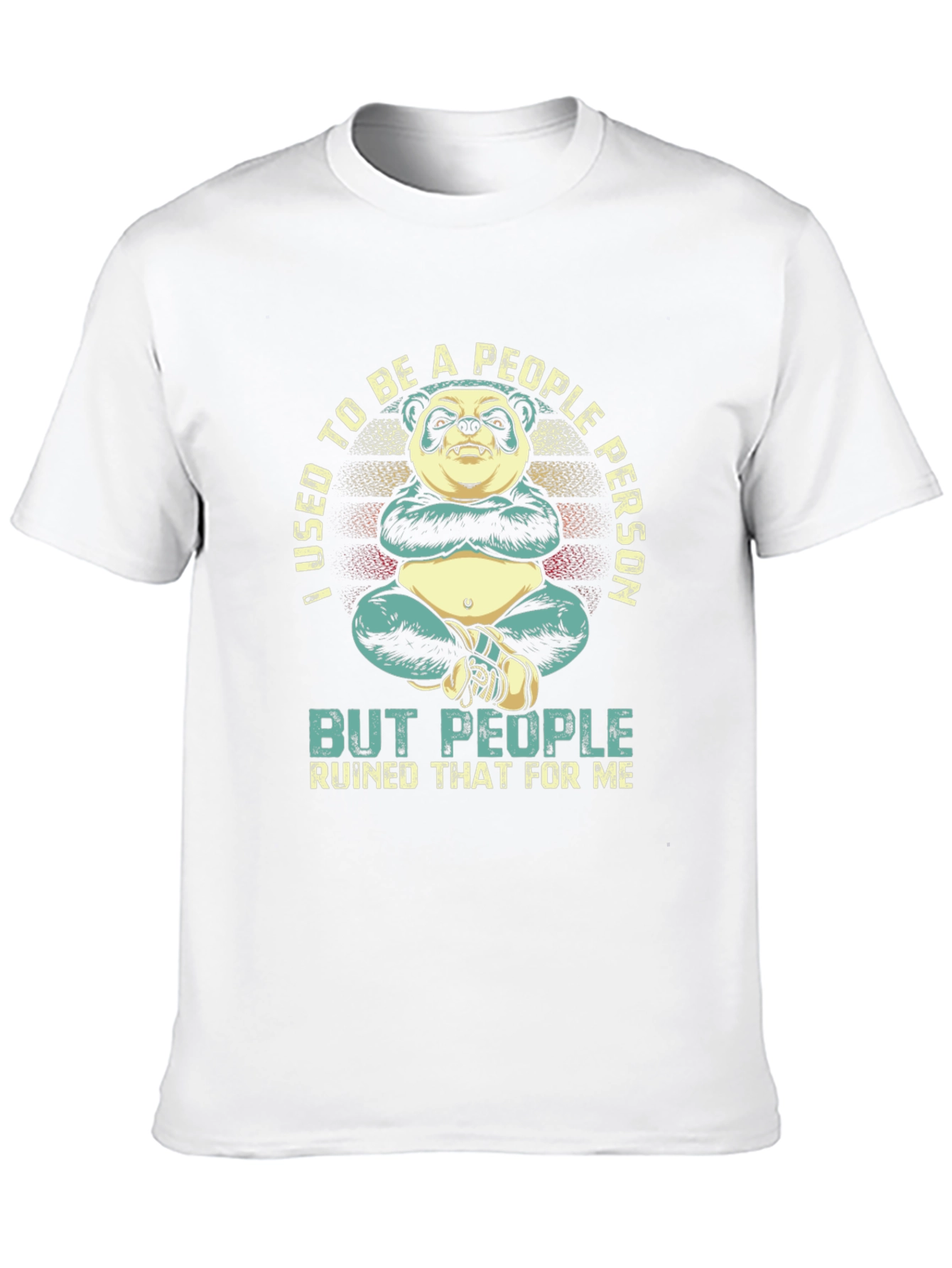 I Used to Be a People Person Panda T-Shirt