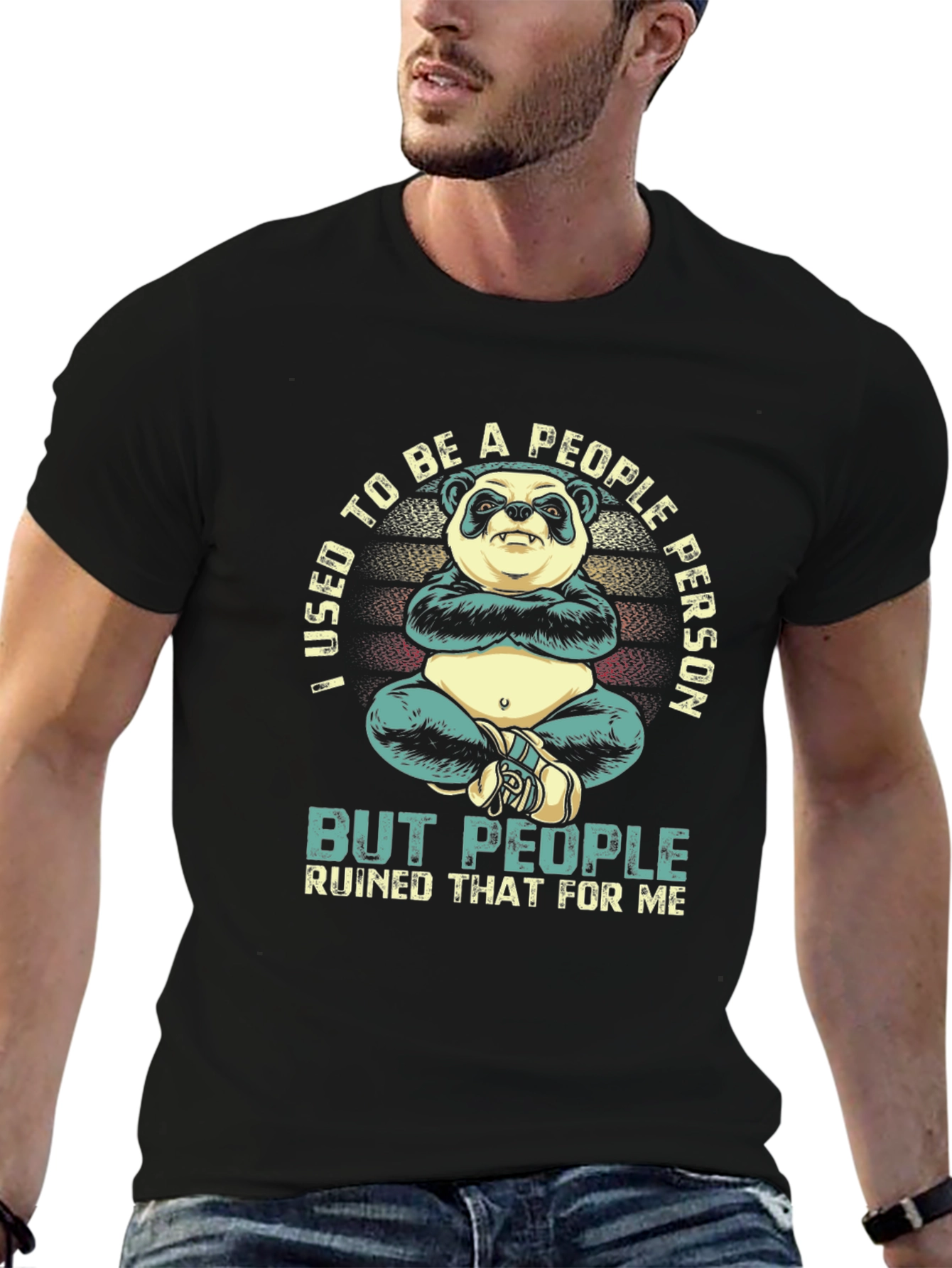 I Used to Be a People Person Panda T-Shirt