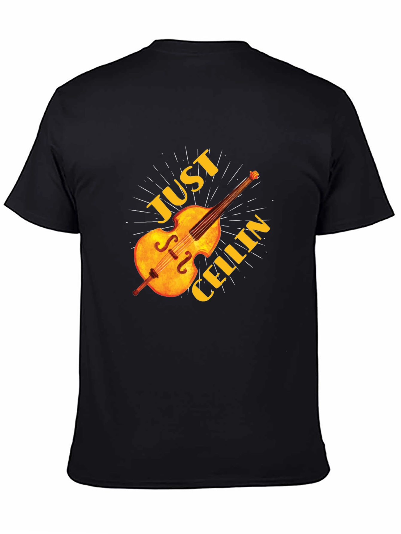 Just Chillin Cello Graphic T-Shirt