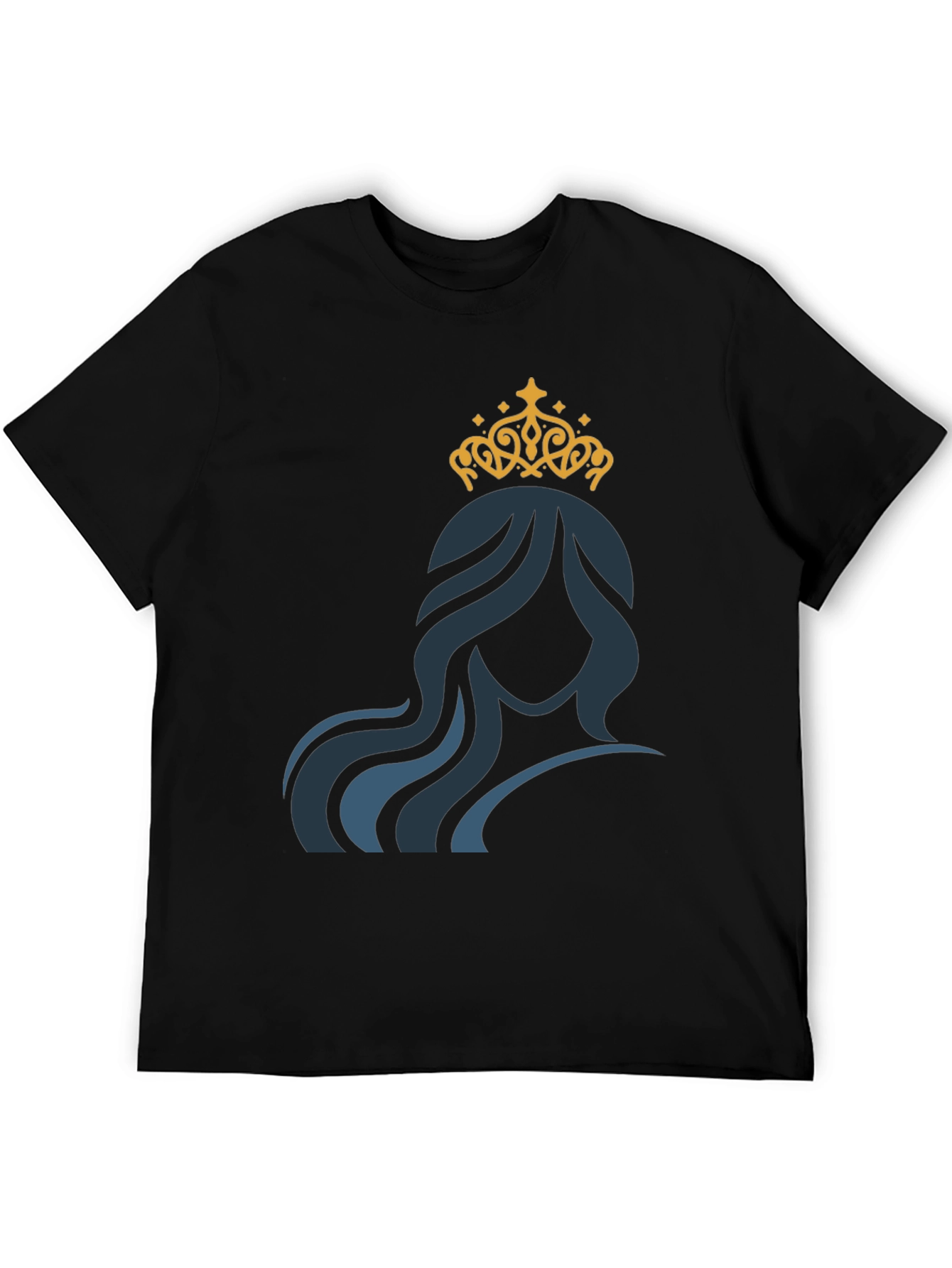 Elegant Queen Silhouette Graphic T-Shirt