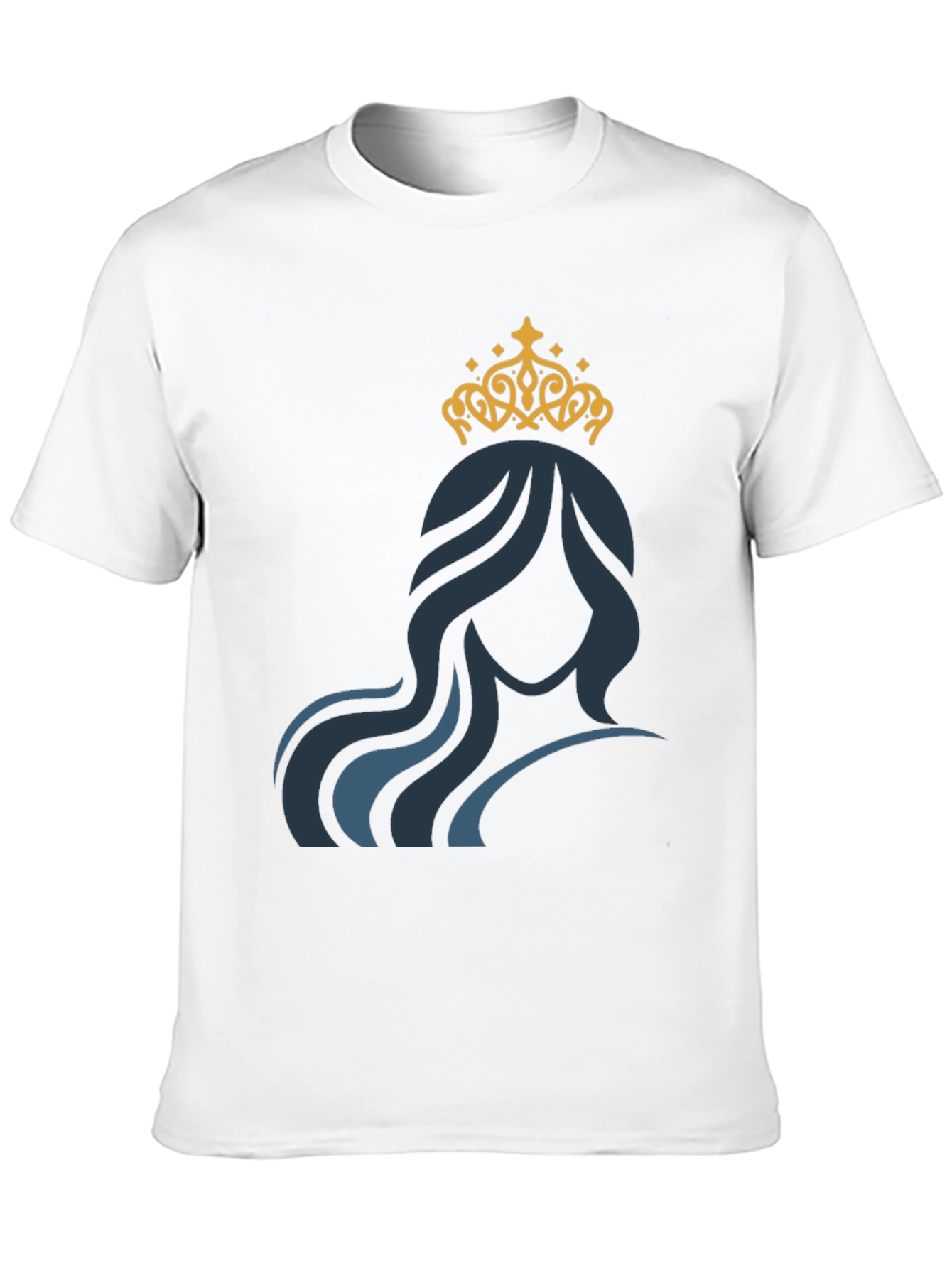Elegant Queen Silhouette Graphic T-Shirt