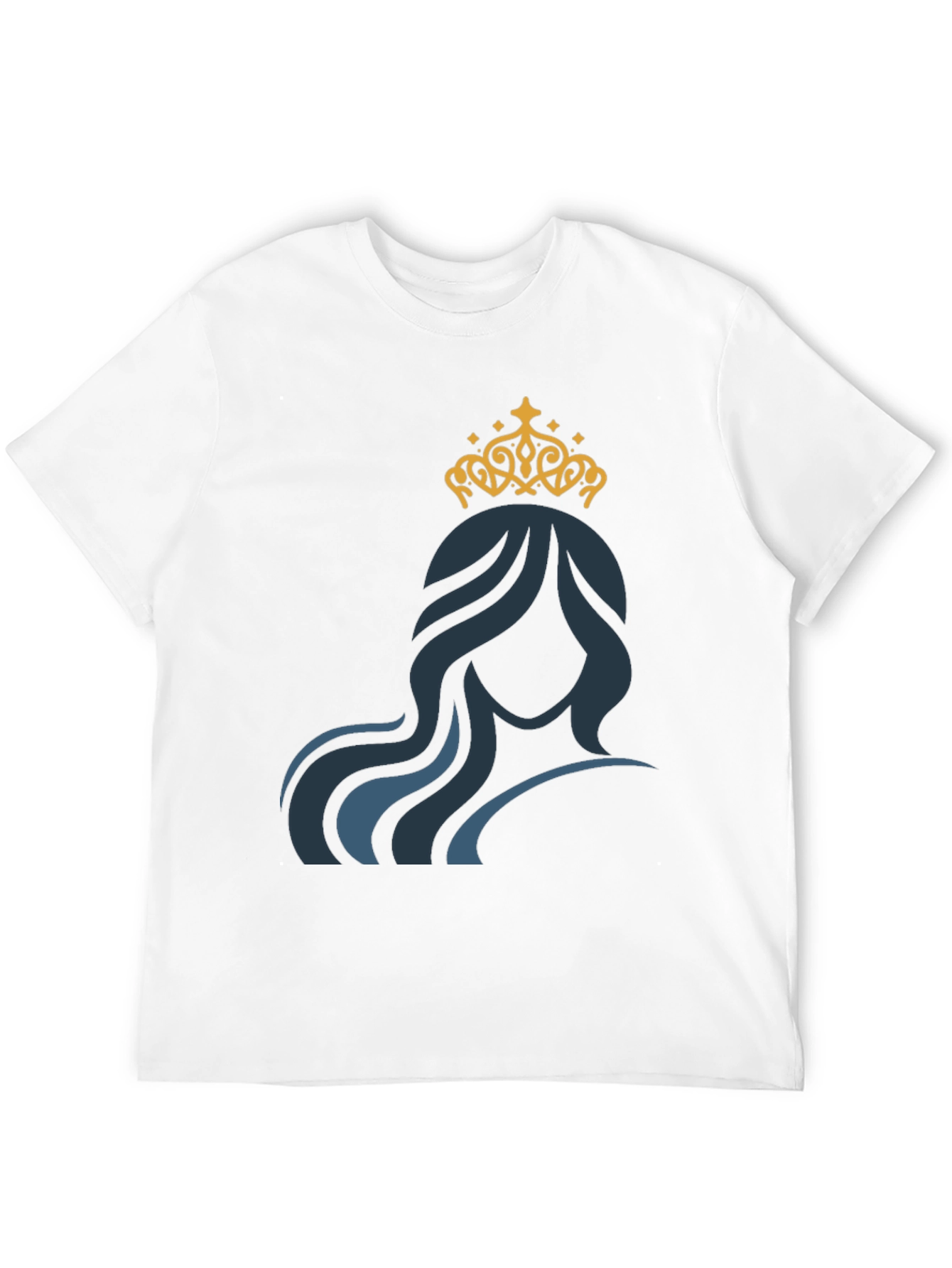 Elegant Queen Silhouette Graphic T-Shirt