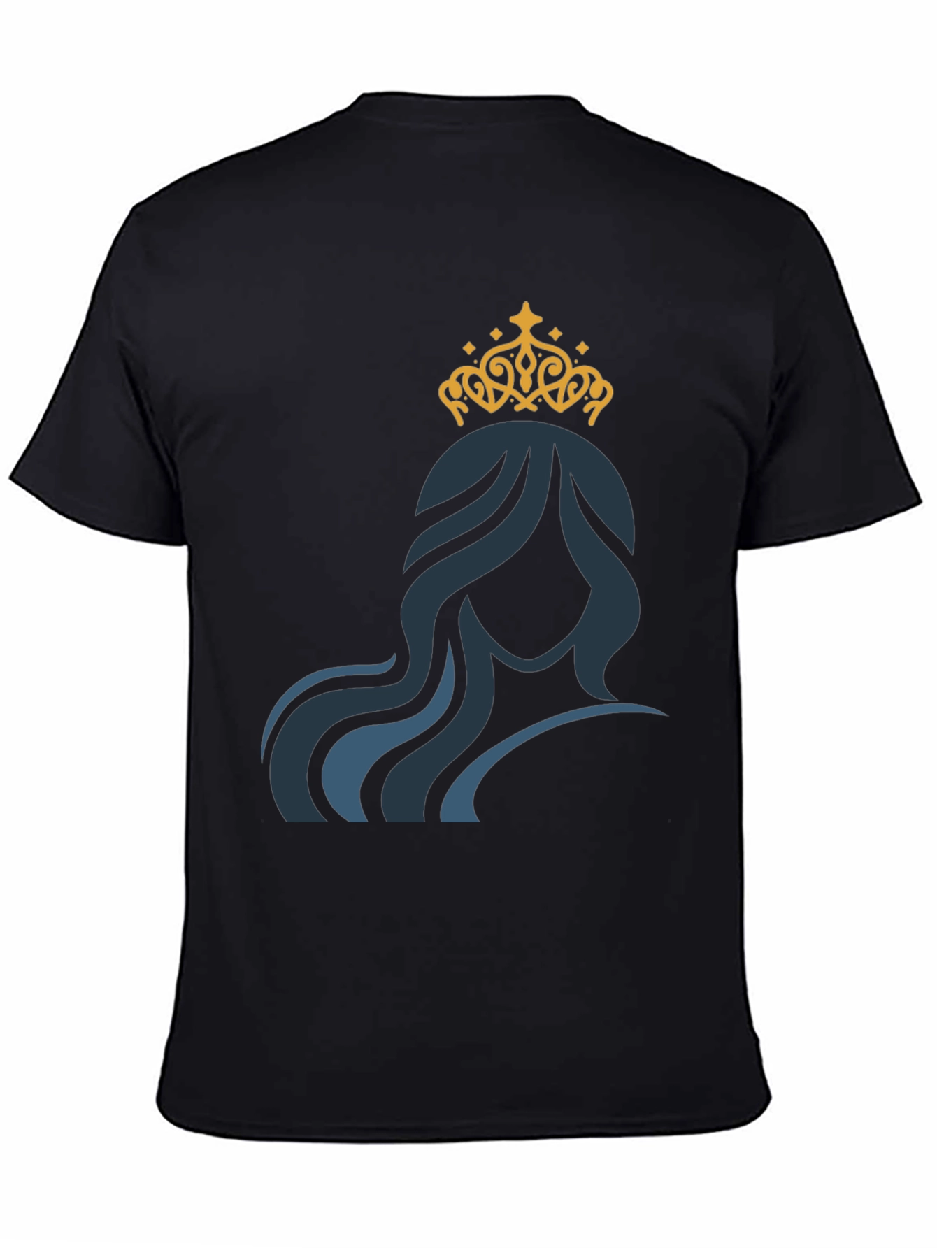 Elegant Queen Silhouette Graphic T-Shirt