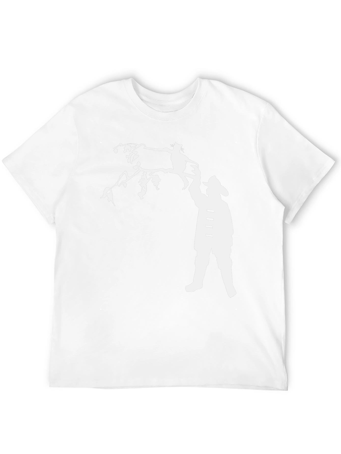 Cat Rescue T-Shirt - Firefighter Humor