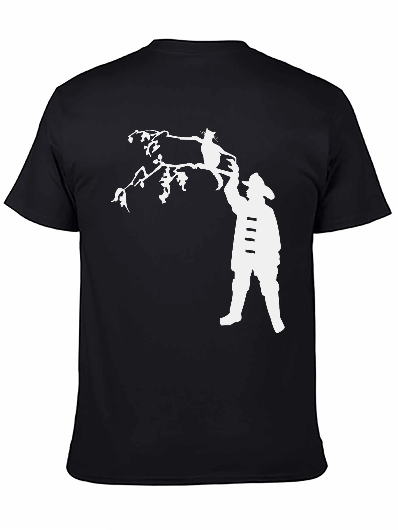 Cat Rescue T-Shirt - Firefighter Humor