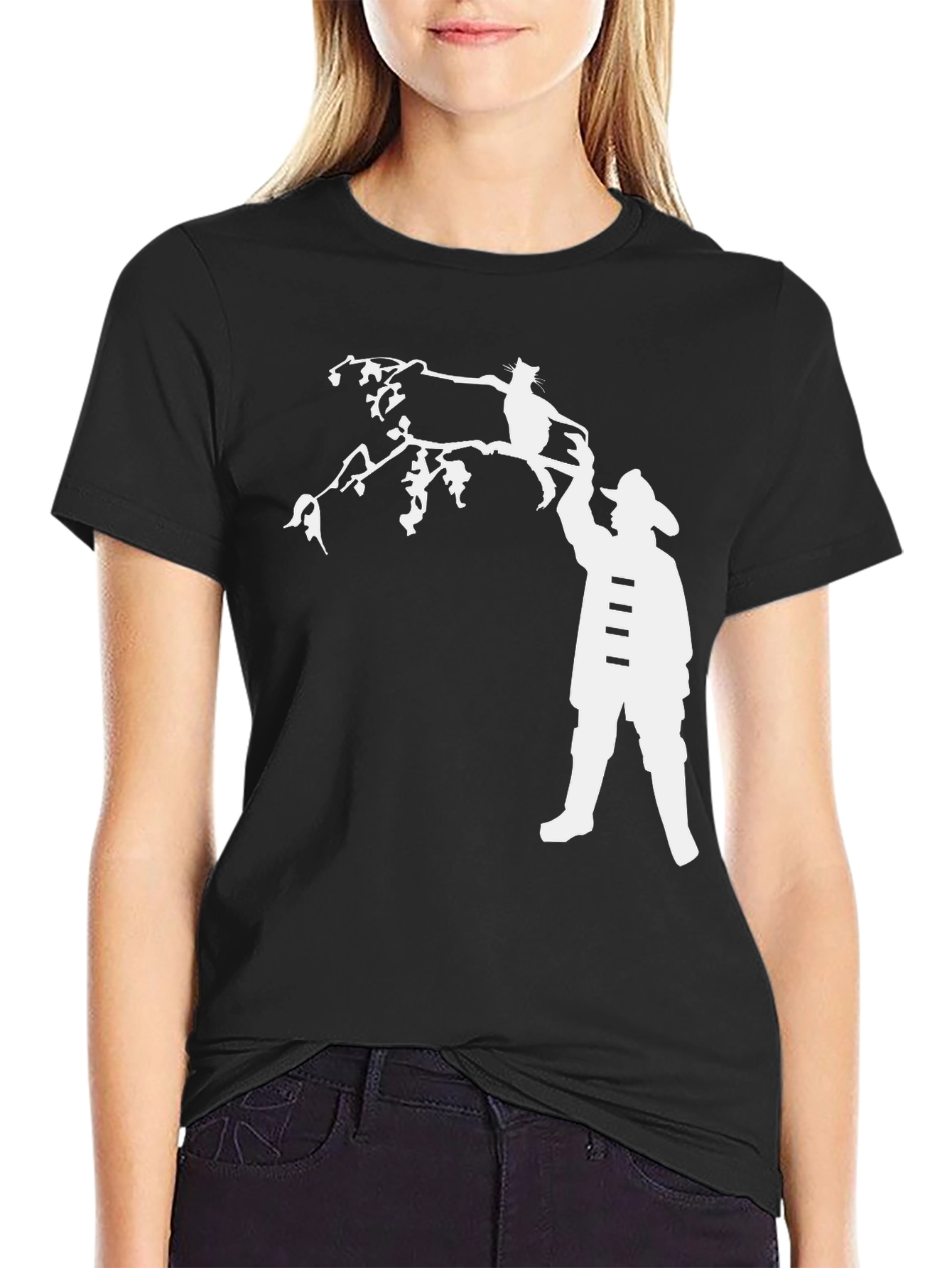 Cat Rescue T-Shirt - Firefighter Humor