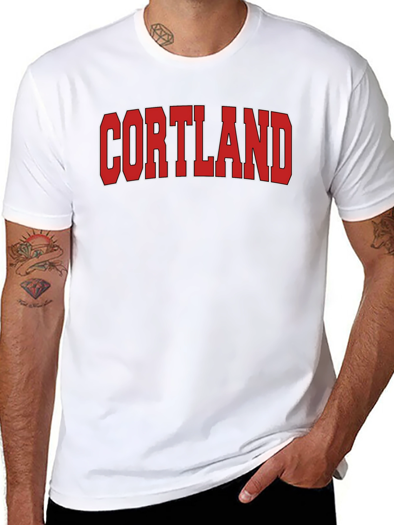 Cortland Black T-Shirt