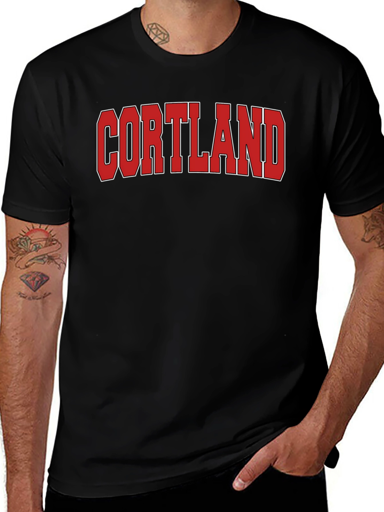 Cortland Black T-Shirt