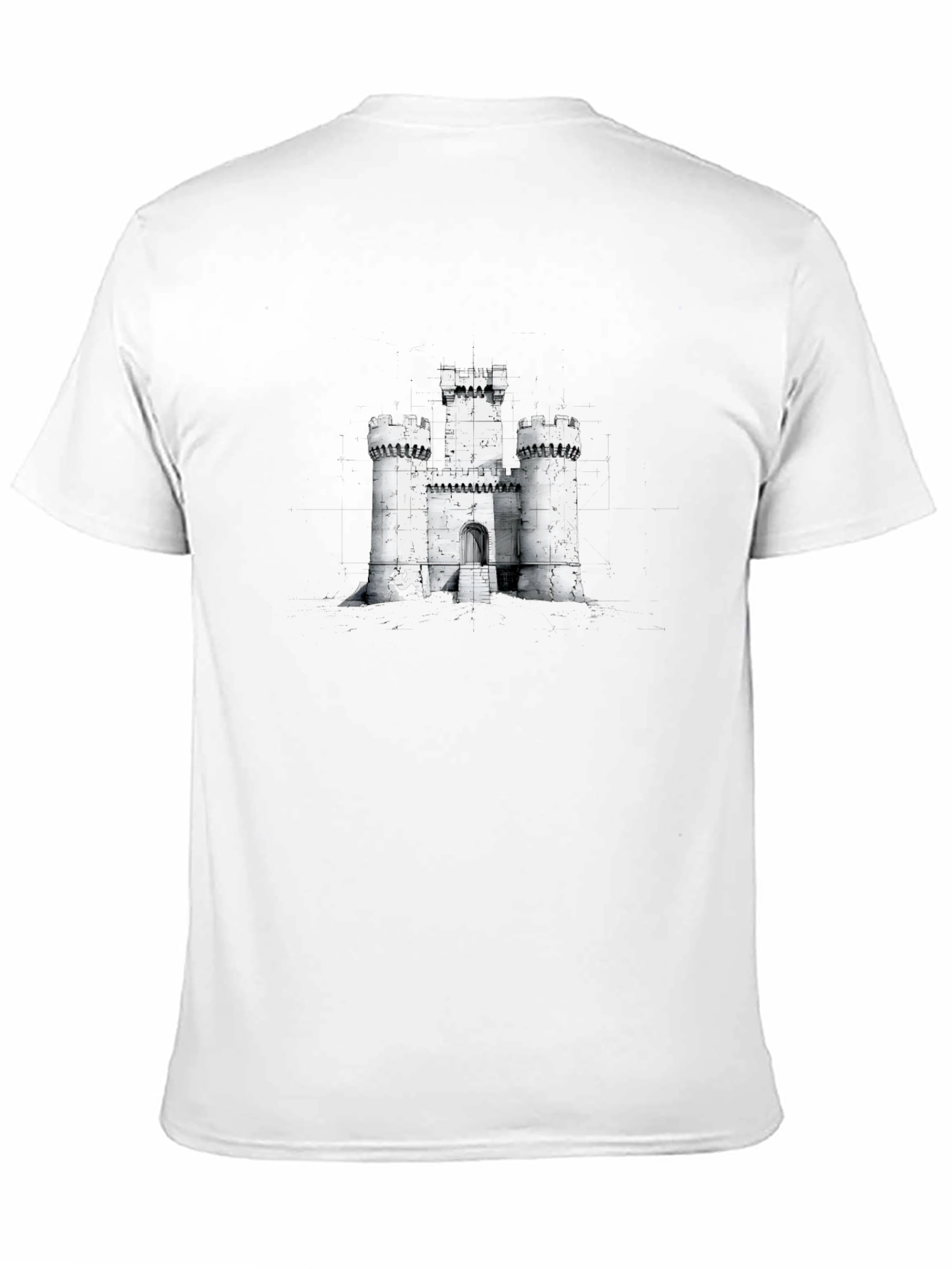 Castle Graphic T-Shirt - Black