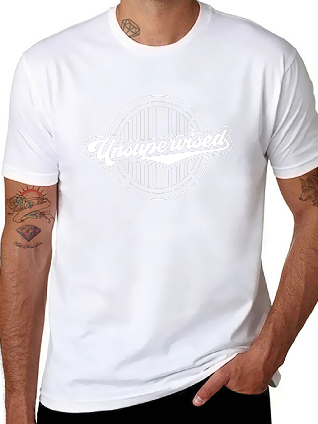 Unsupervised Black Graphic T-Shirt