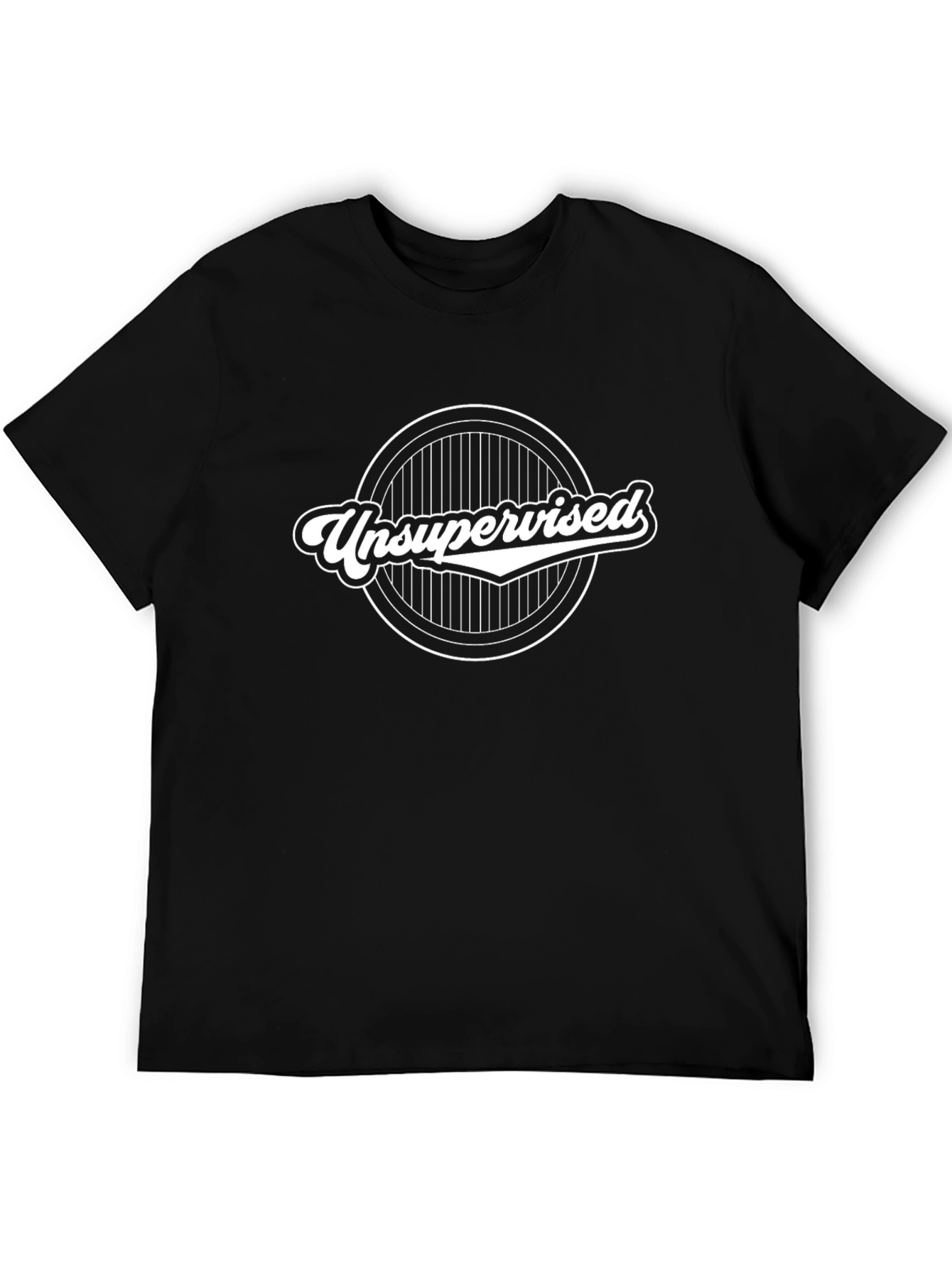 Unsupervised Black Graphic T-Shirt