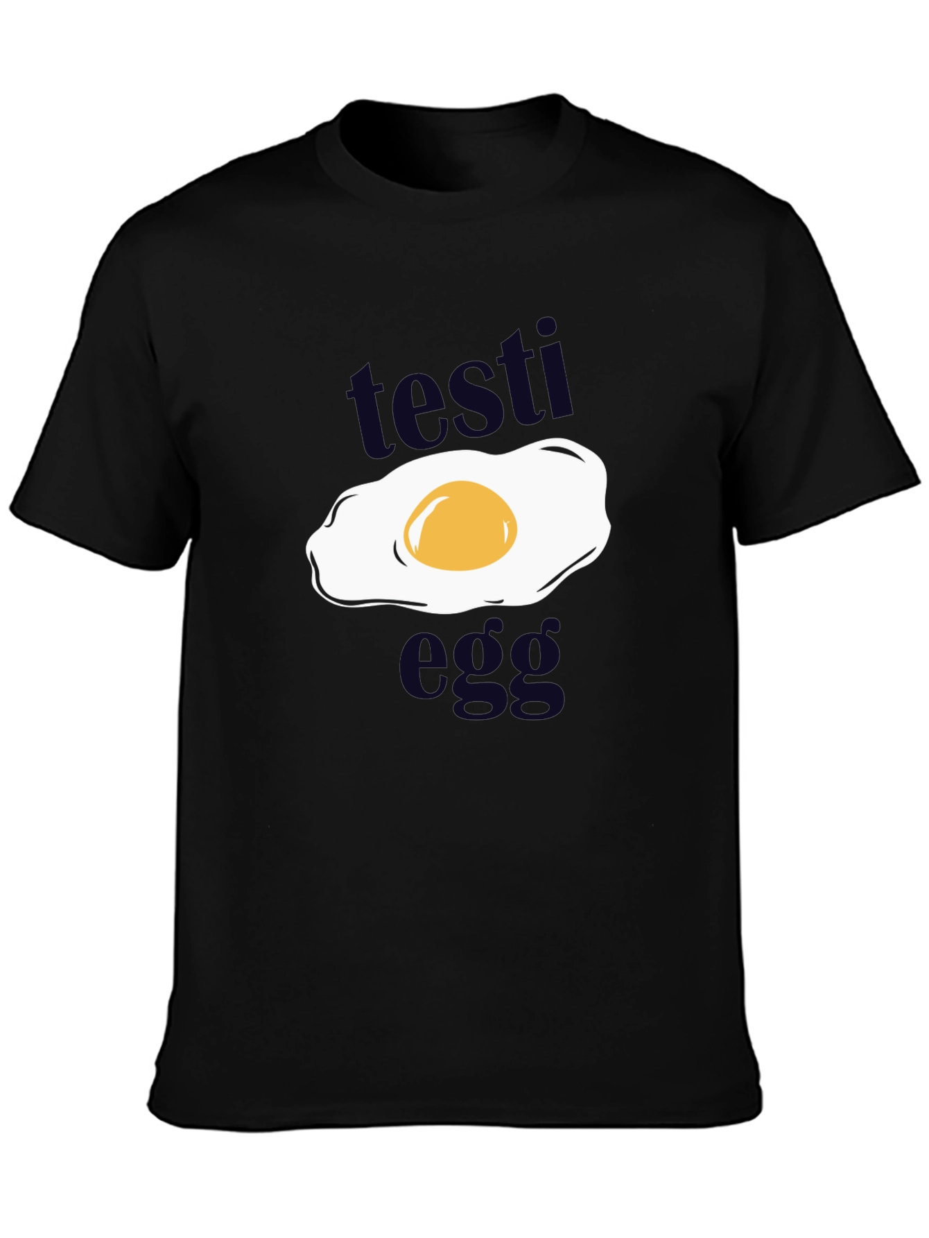 Testi Egg Graphic T-Shirt - Funny Novelty Tee