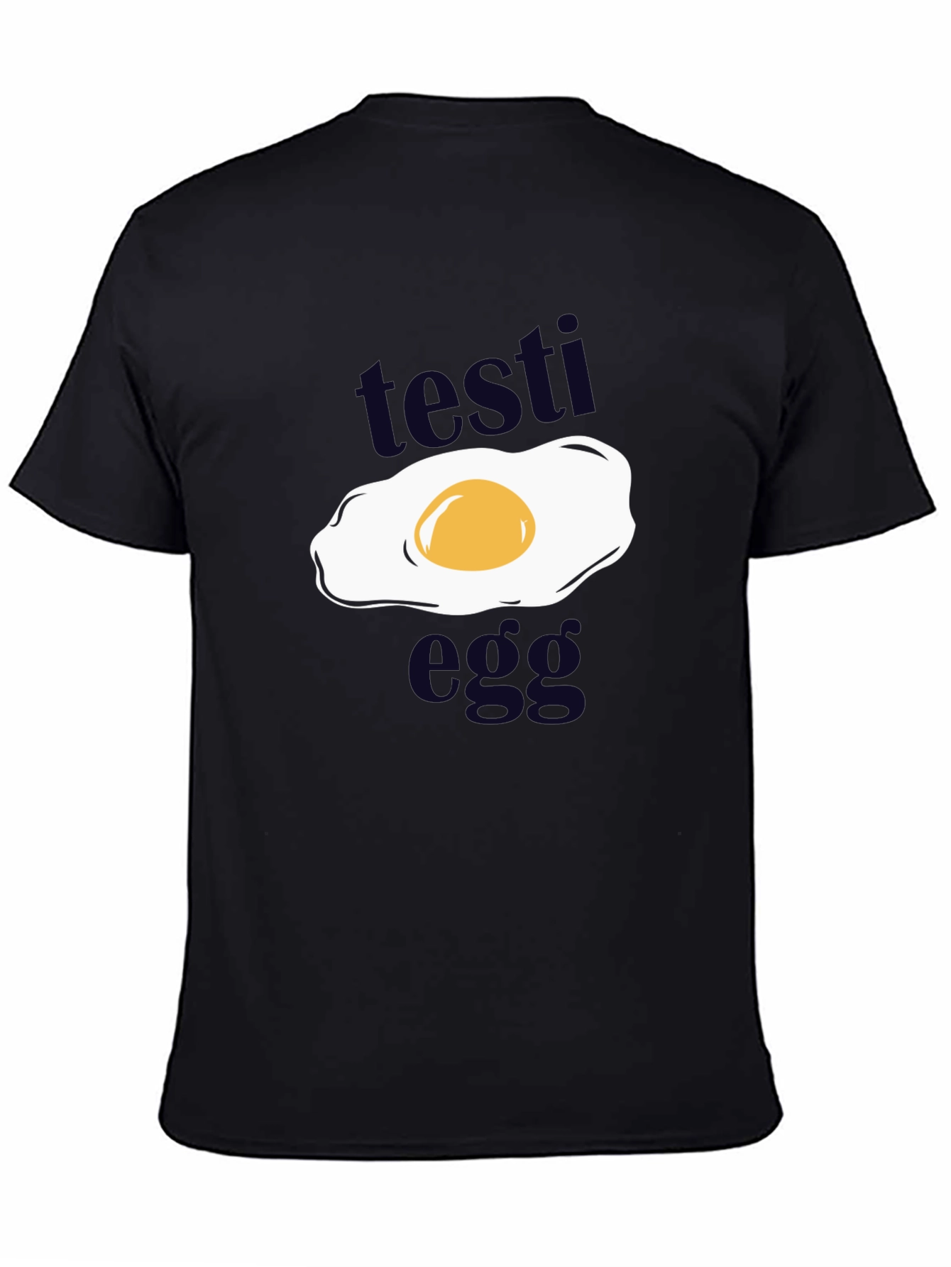 Testi Egg Graphic T-Shirt - Funny Novelty Tee