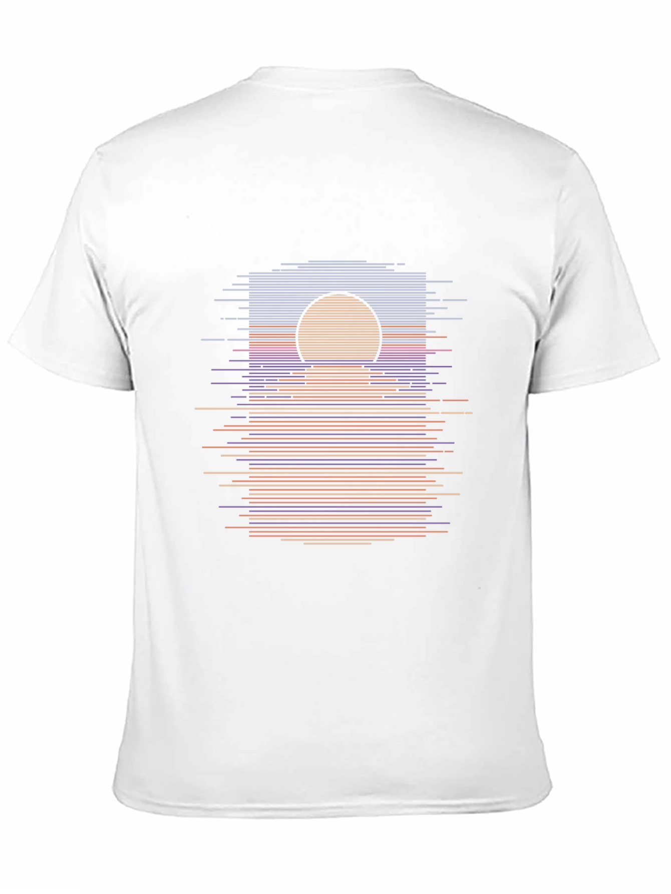 Retro Sunset Graphic Tee - Black