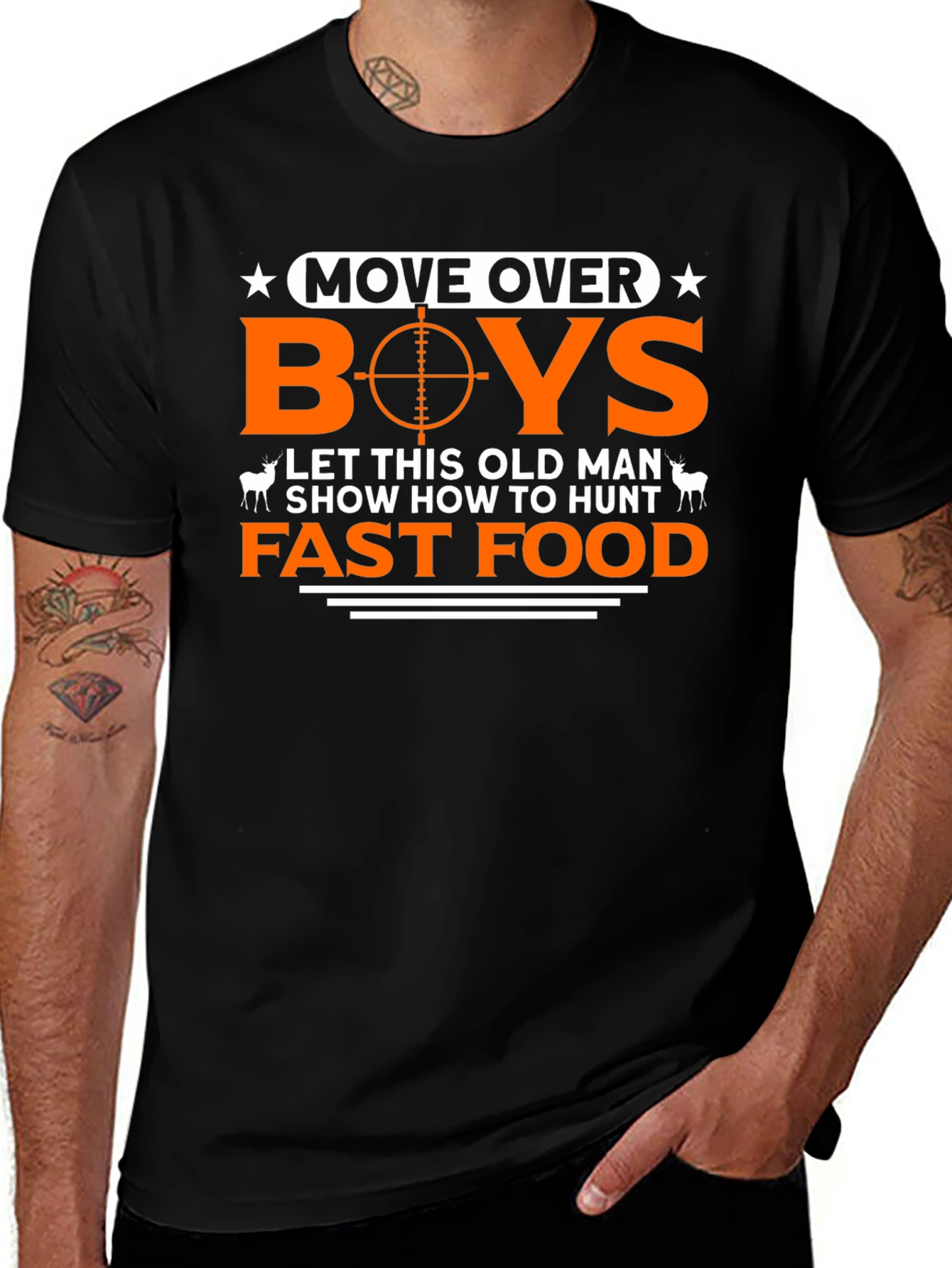 Funny Hunting T-Shirt: Move Over Boys