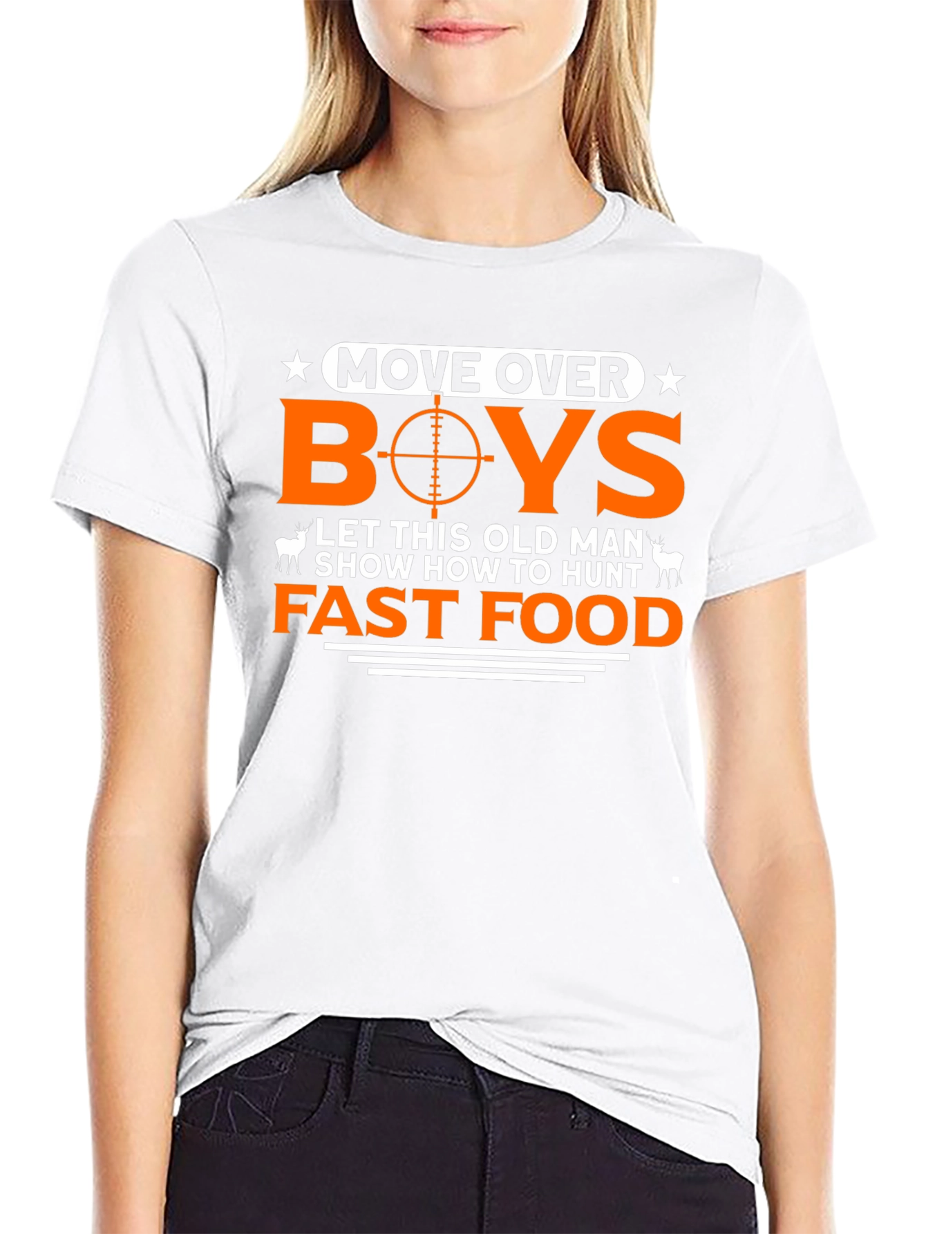 Funny Hunting T-Shirt: Move Over Boys