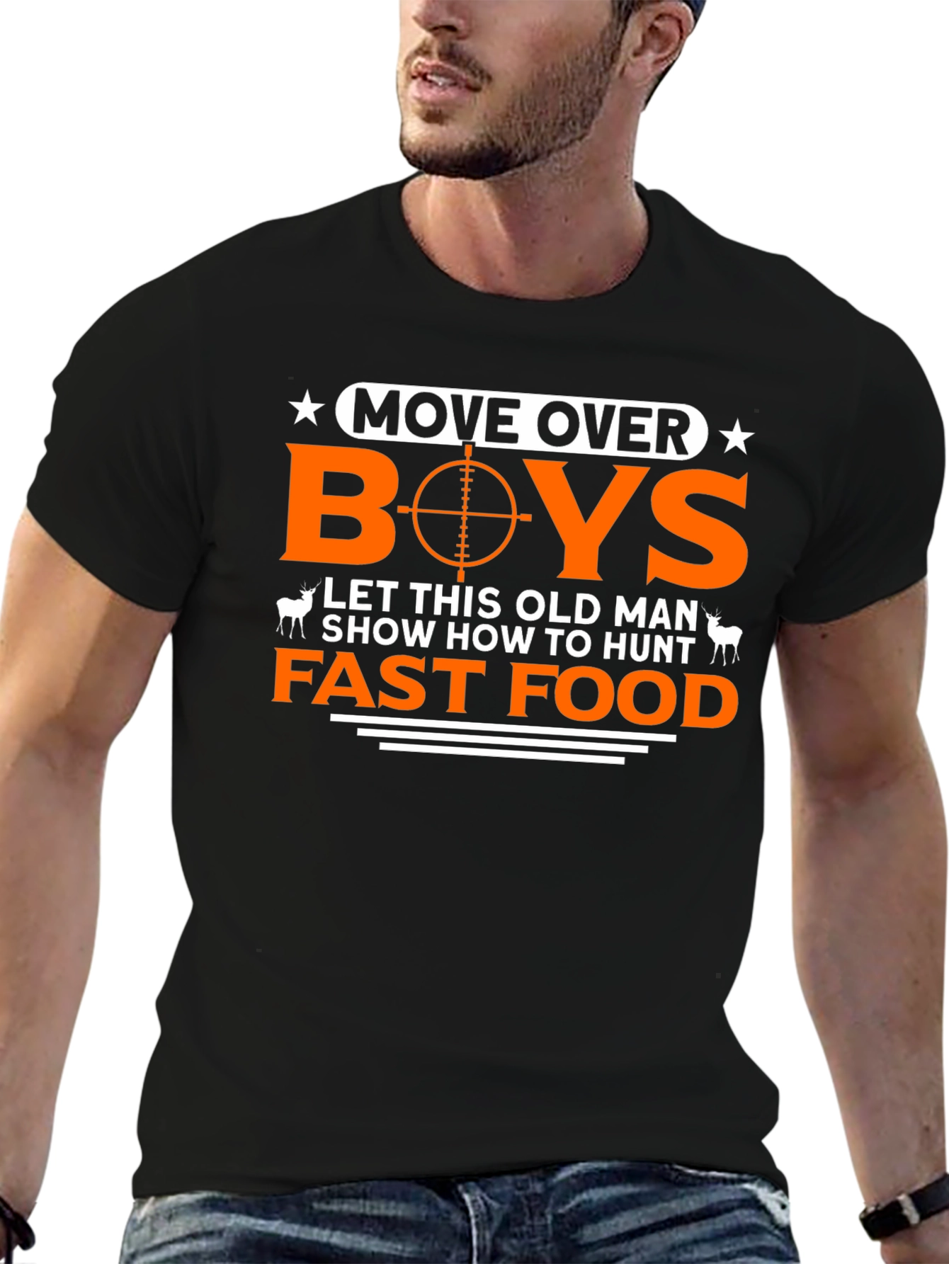 Funny Hunting T-Shirt: Move Over Boys