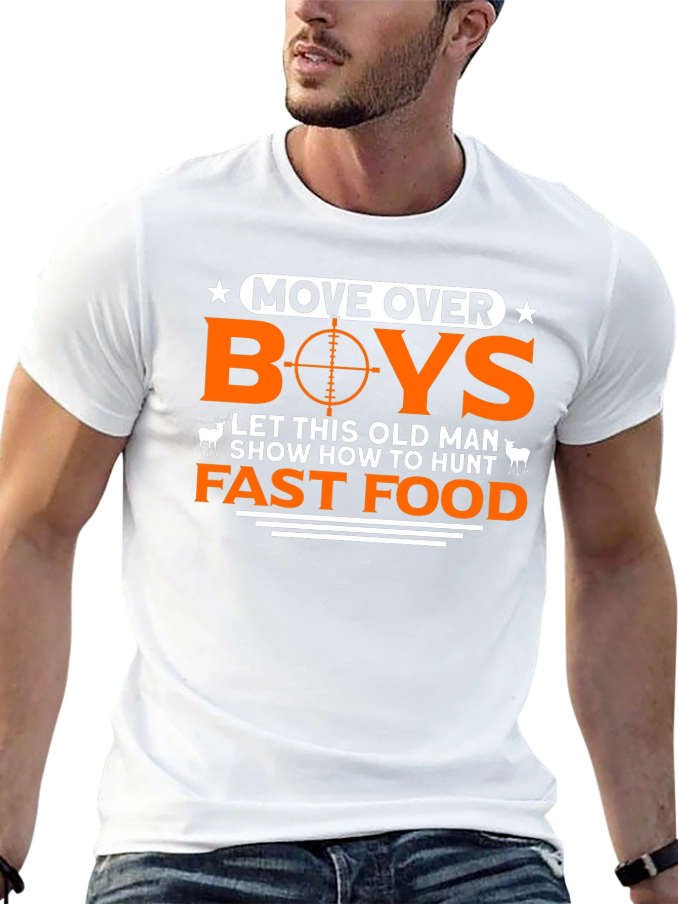 Funny Hunting T-Shirt: Move Over Boys