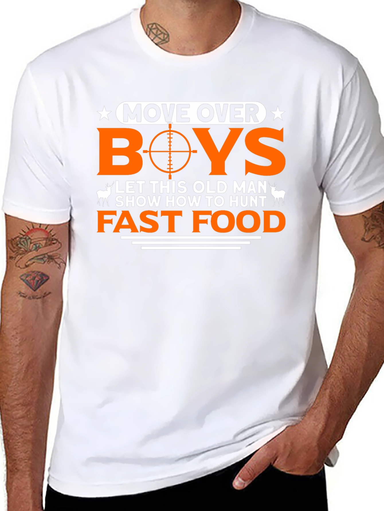 Funny Hunting T-Shirt: Move Over Boys