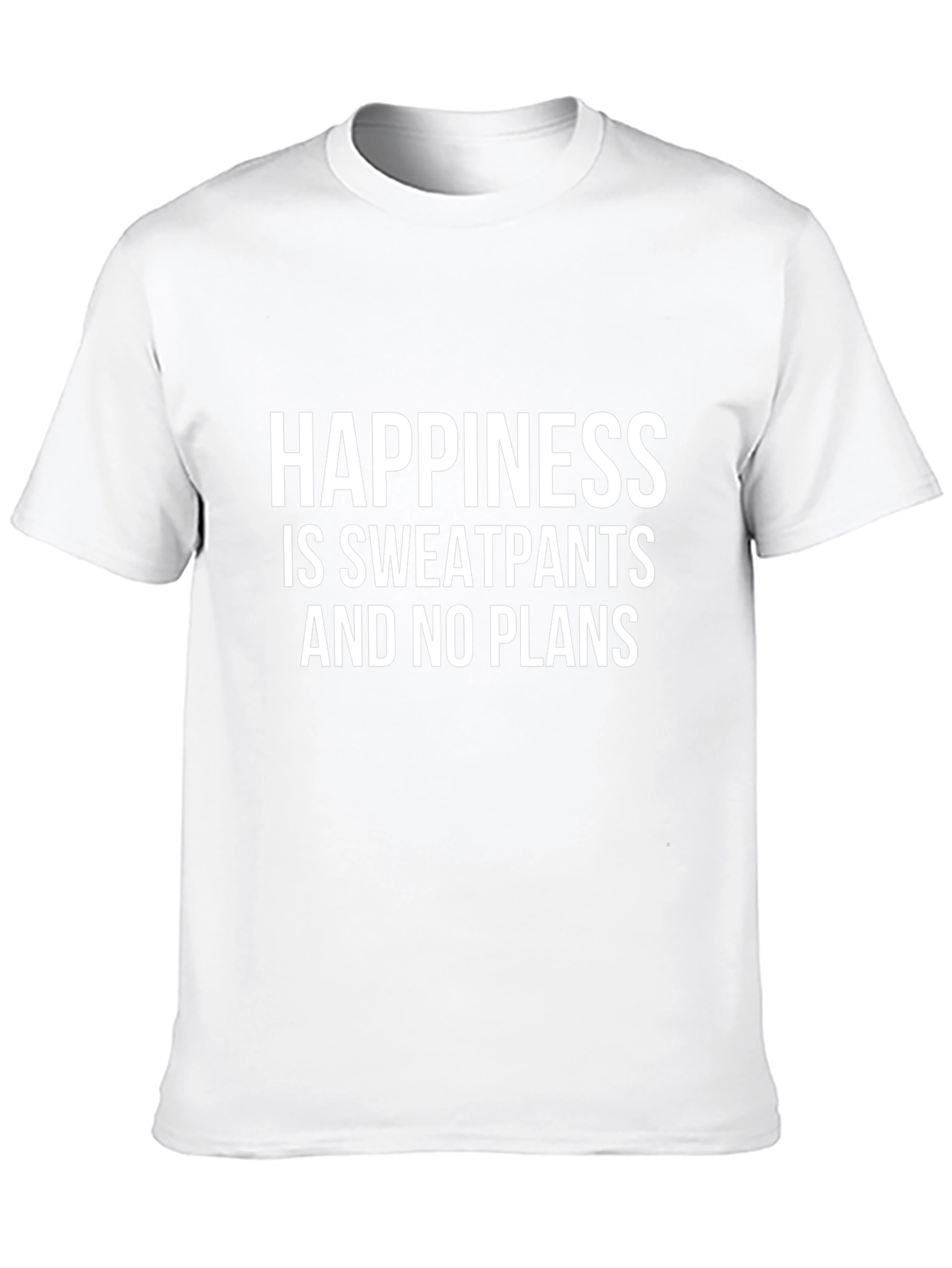 Happiness Sweatpants & No Plans Black T-Shirt