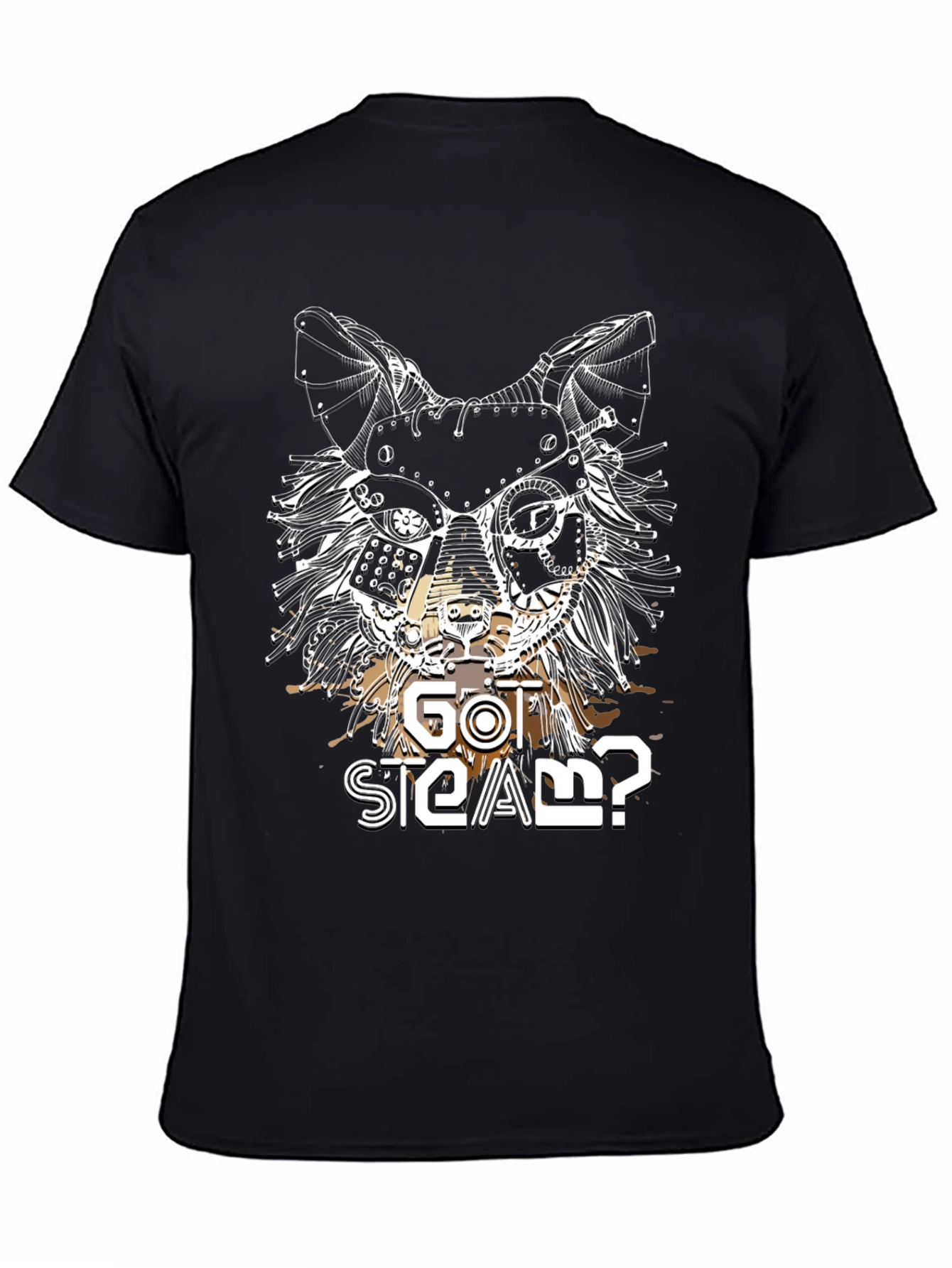 Steampunk Cat T-Shirt - Got Steam?
