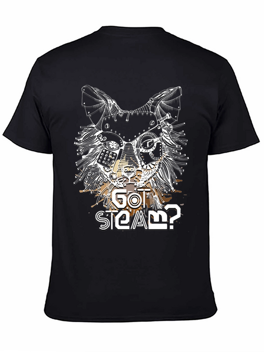 Steampunk Cat T-Shirt - Got Steam?